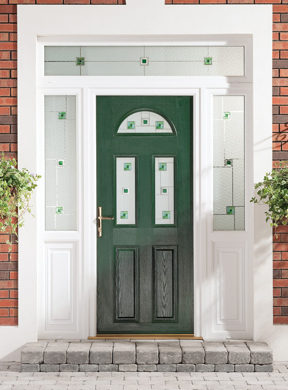 Green Apeer composite door